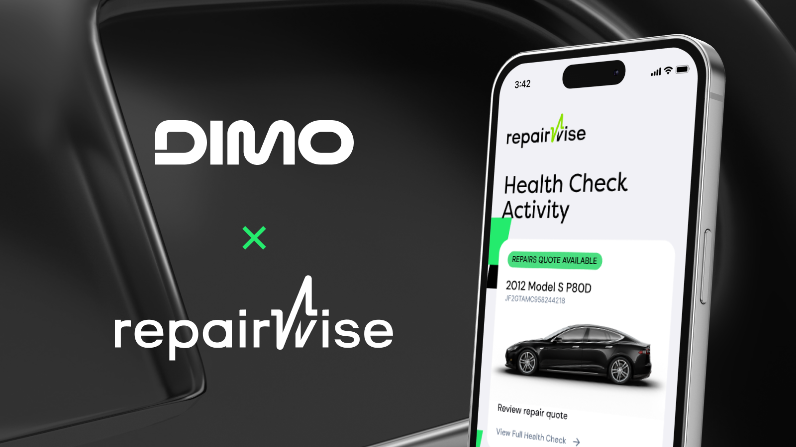 DIMO Partners with RepairWise to Offer Tesla Drivers a Free Health Check