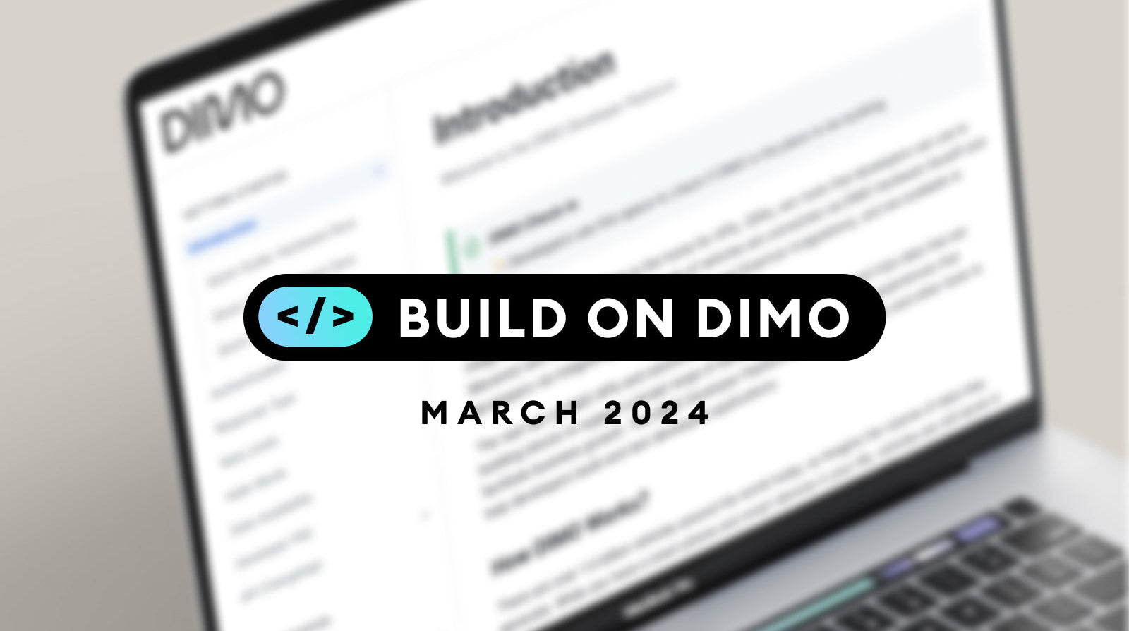Build on DIMO - March 2024