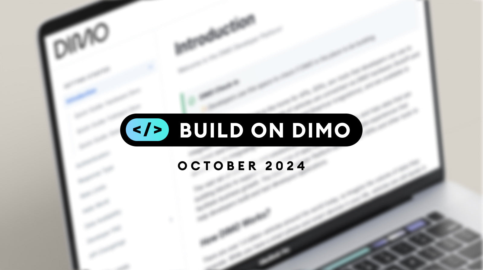 Build On DIMO - October 2024