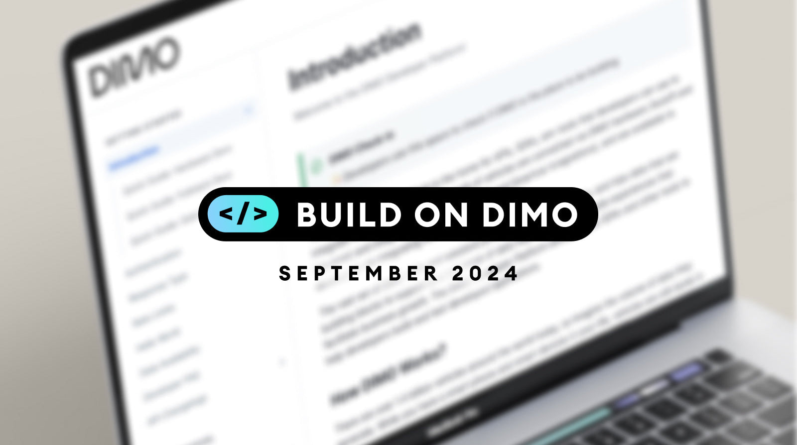 Build On DIMO - September 2024